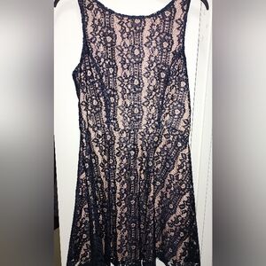 Speechless mini lace up dress